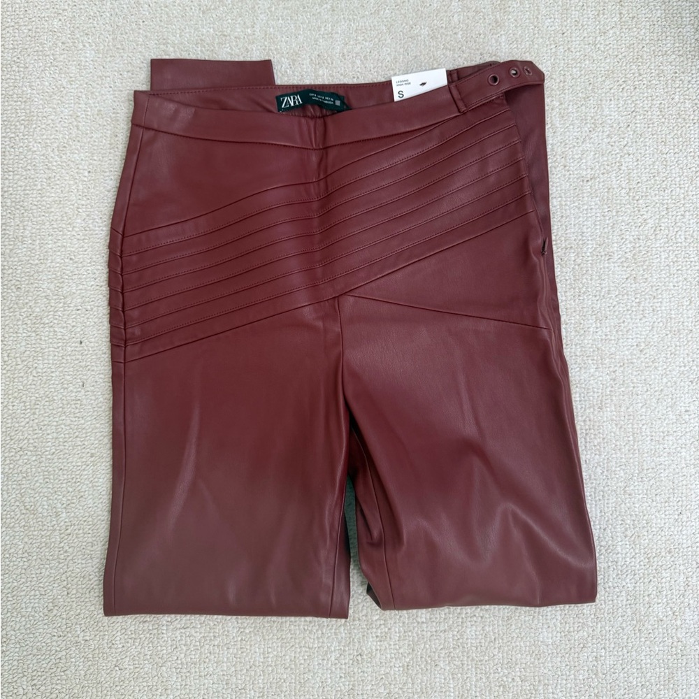 Zara Faux Leather Pant